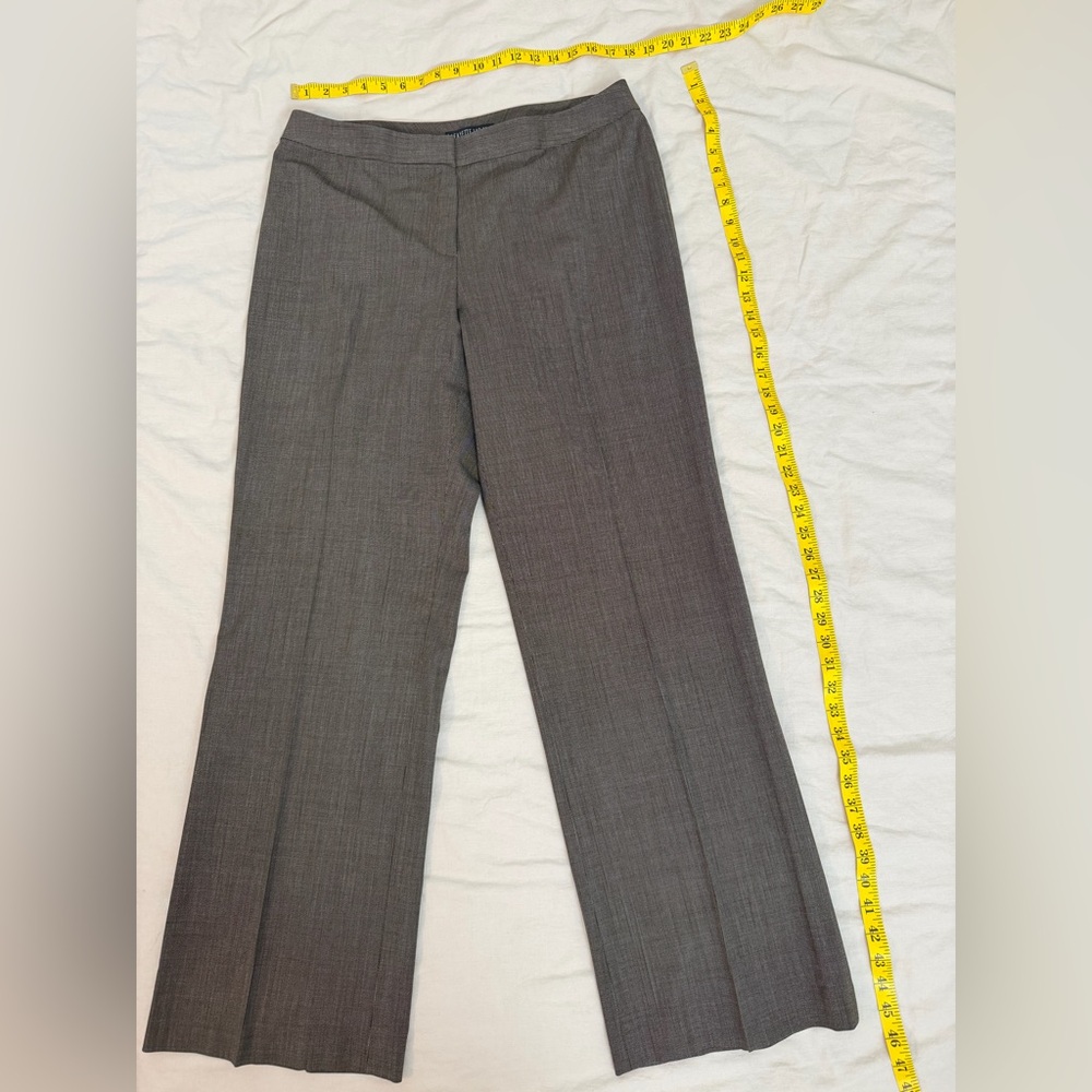 Lafayette 148 New York Gray Women's Trousers